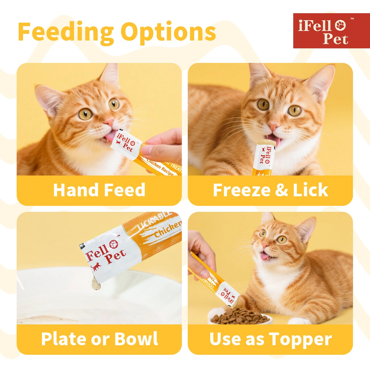 iFello Pet lickable cat treats variety pack product image 4
