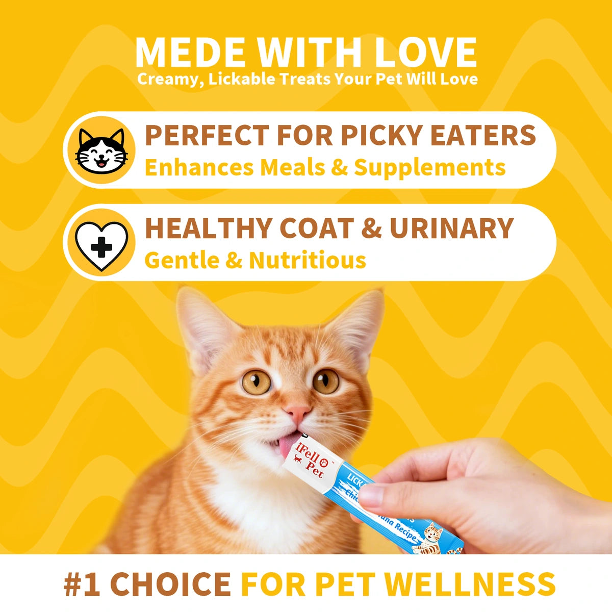 iFello Pet lickable cat treats variety pack product image 12