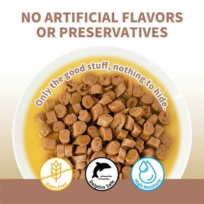 iFello Pet Bites in Gravy Wet Cat Food Variety Pack — 7 Pouches