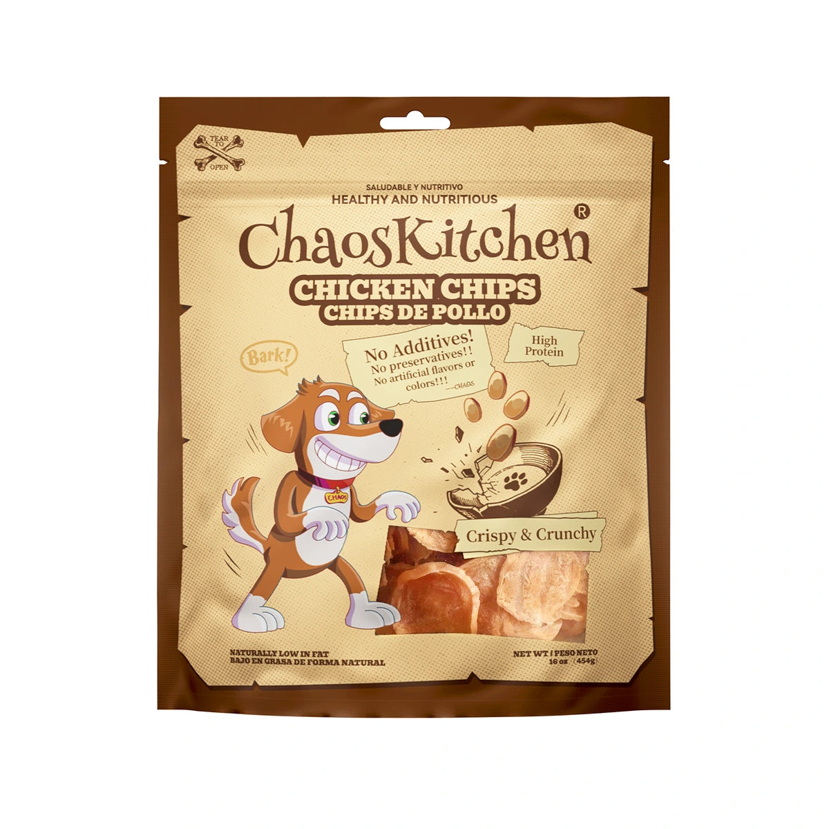 ChaosKitchen chicken chips dog treats product image 2