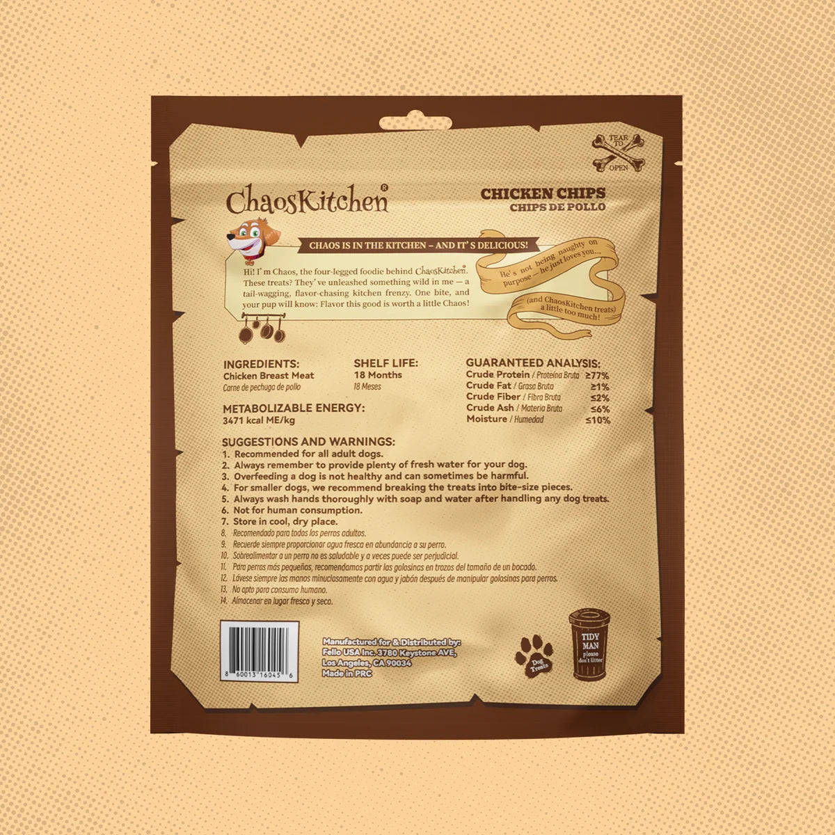 ChaosKitchen chicken chips dog treats product image 8