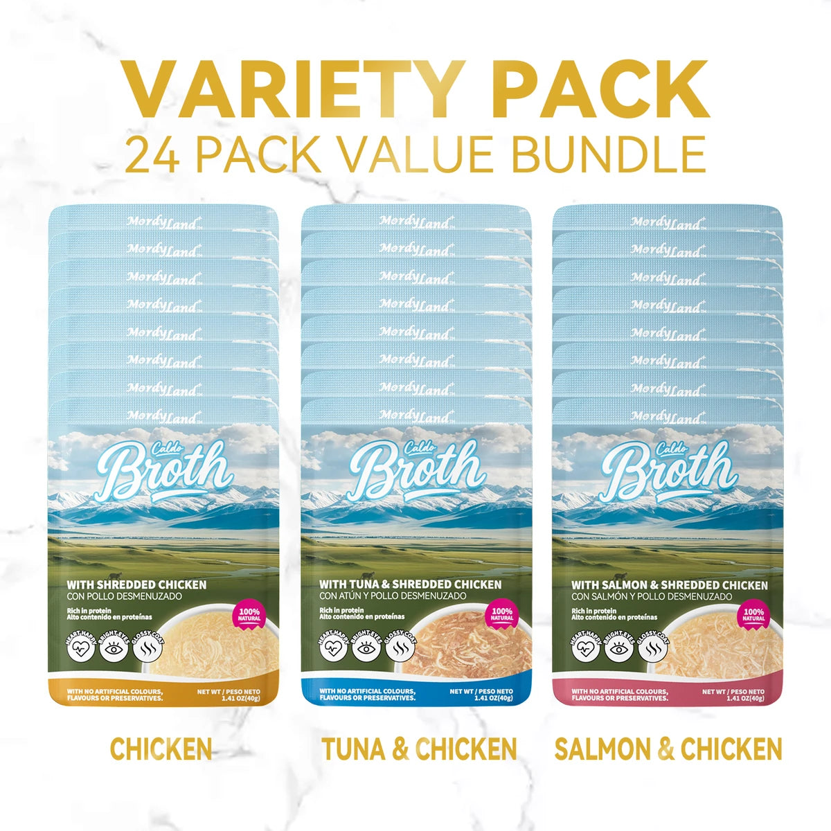 MordyLand cat food broth pouch variety pack product image 6