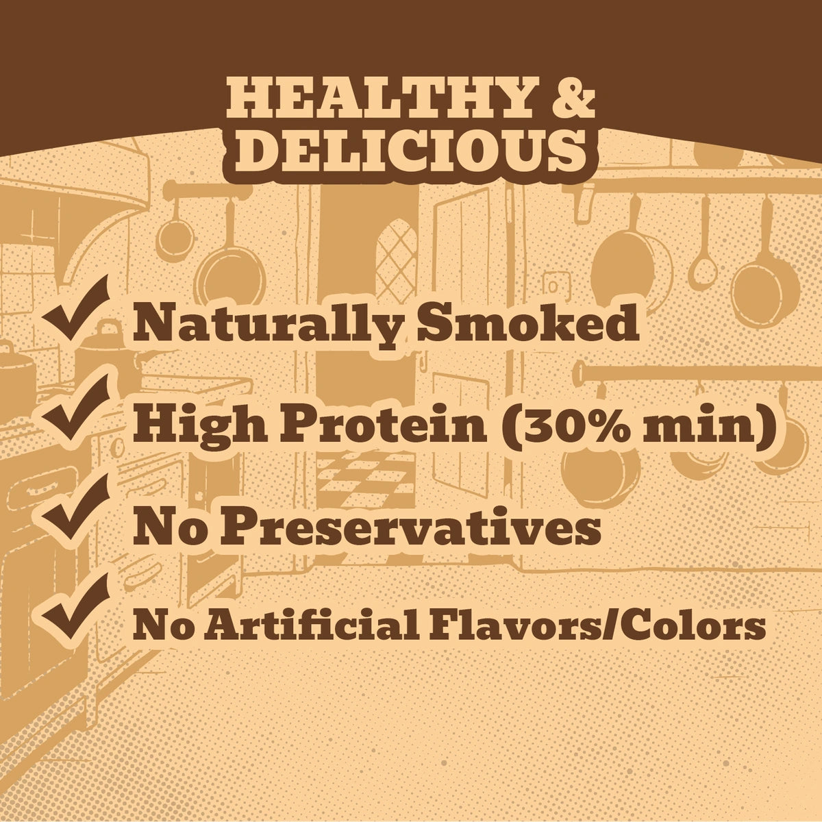 ChaosKitchen smoked chicken jerky dog treats product image 1