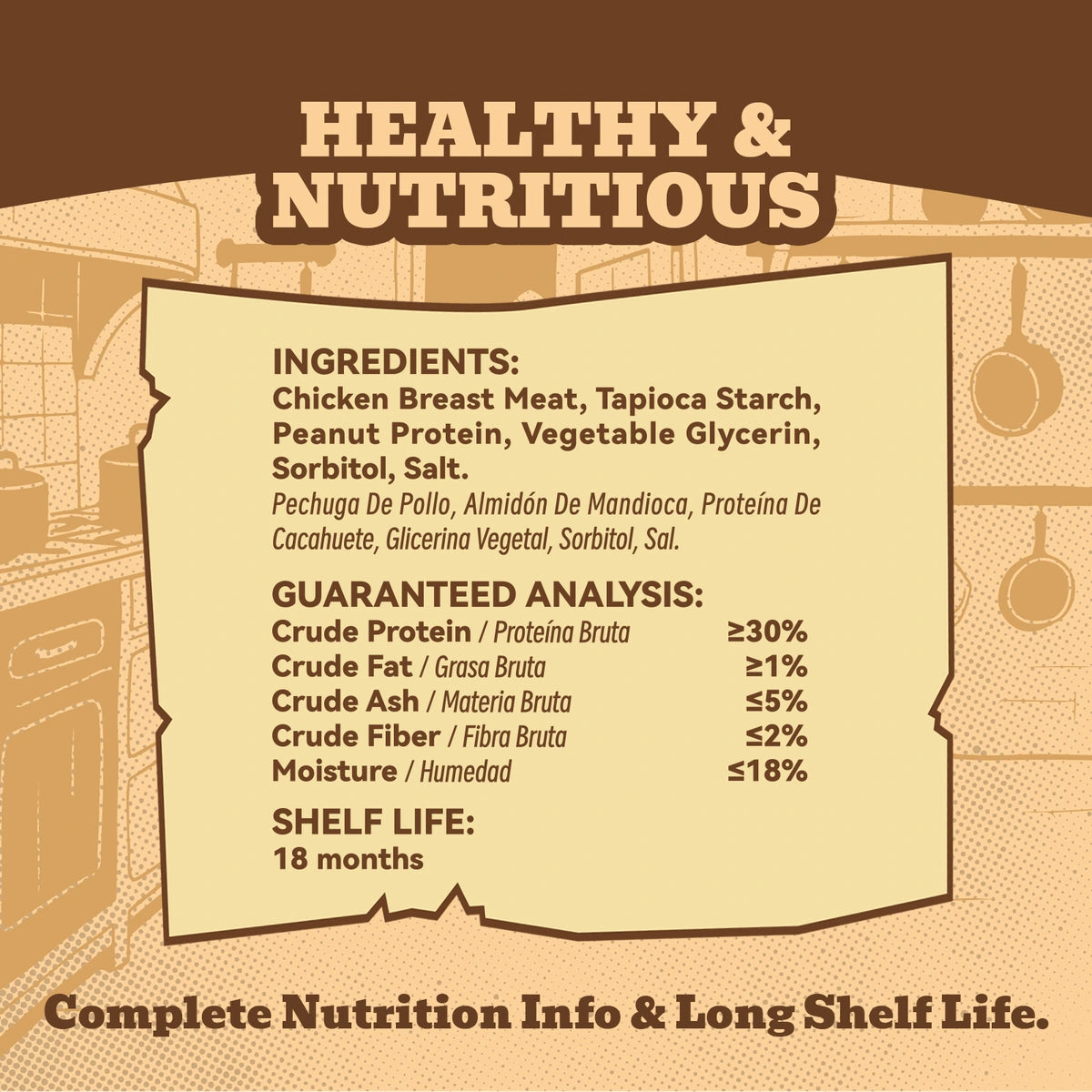 ChaosKitchen smoked chicken jerky dog treats product image 6