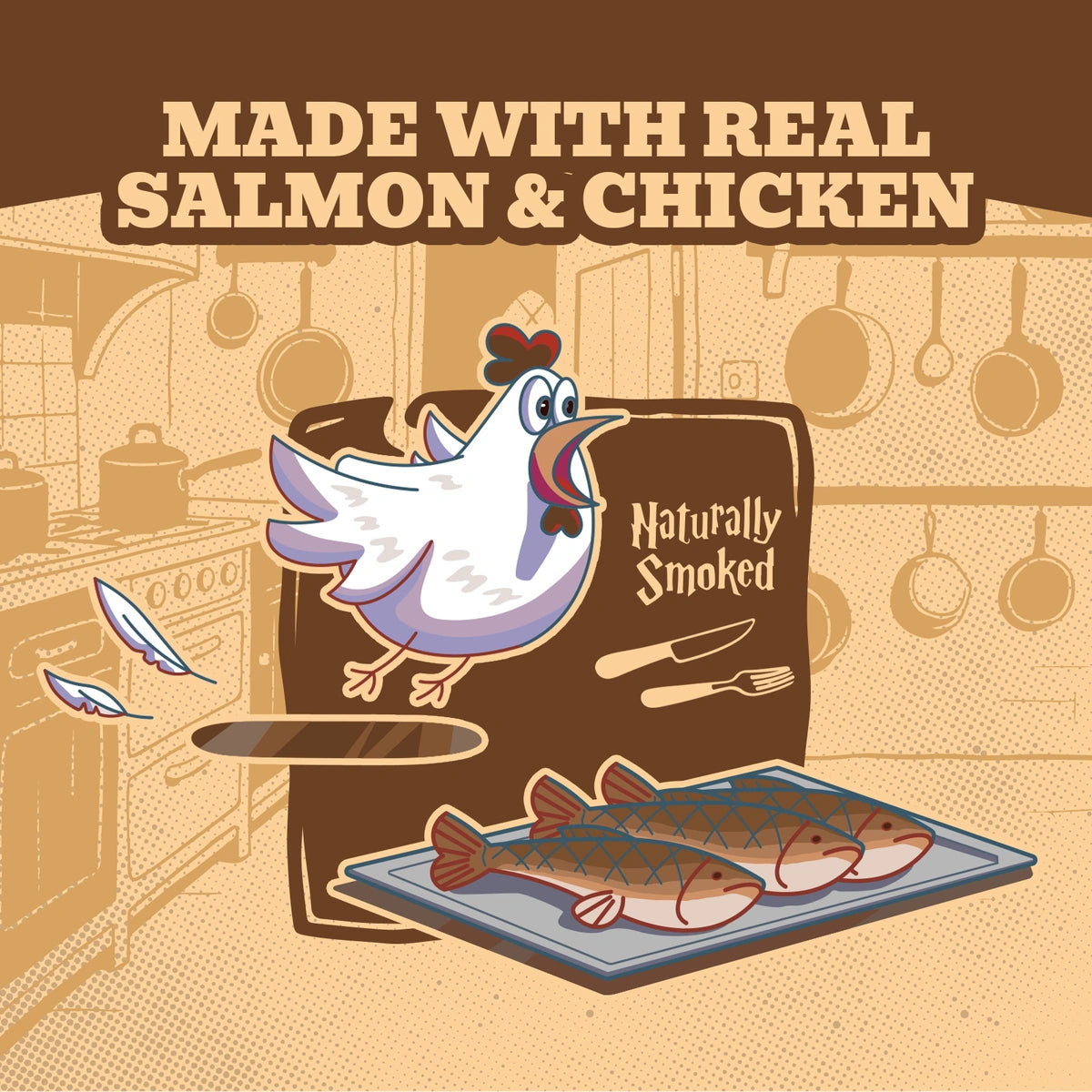 ChaosKitchen smoked salmon jerky dog treats product image 2