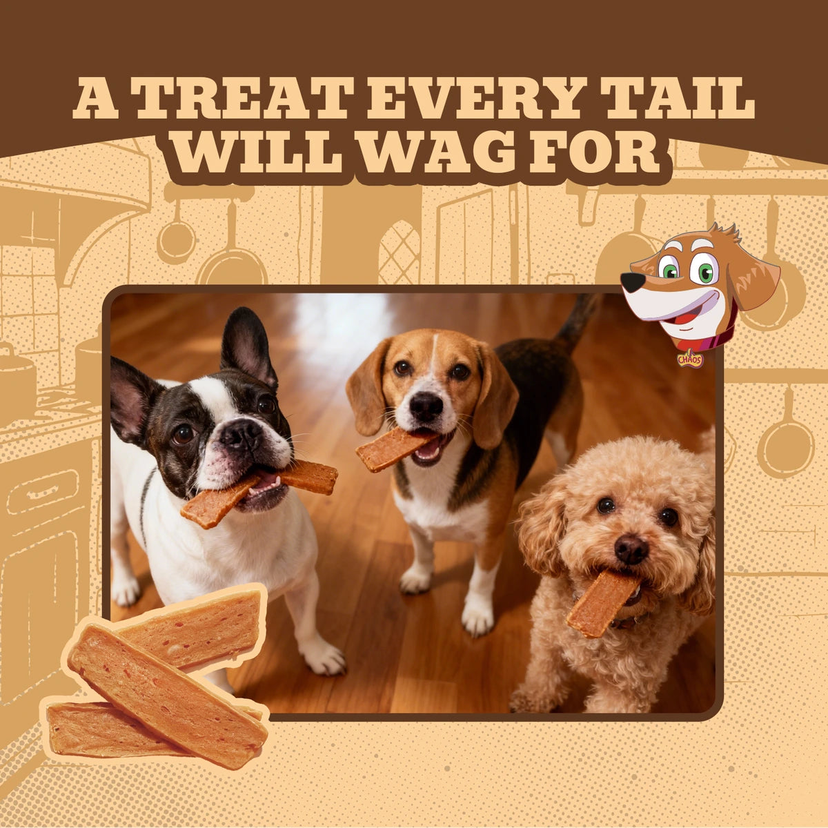 ChaosKitchen smoked salmon jerky dog treats product image 5