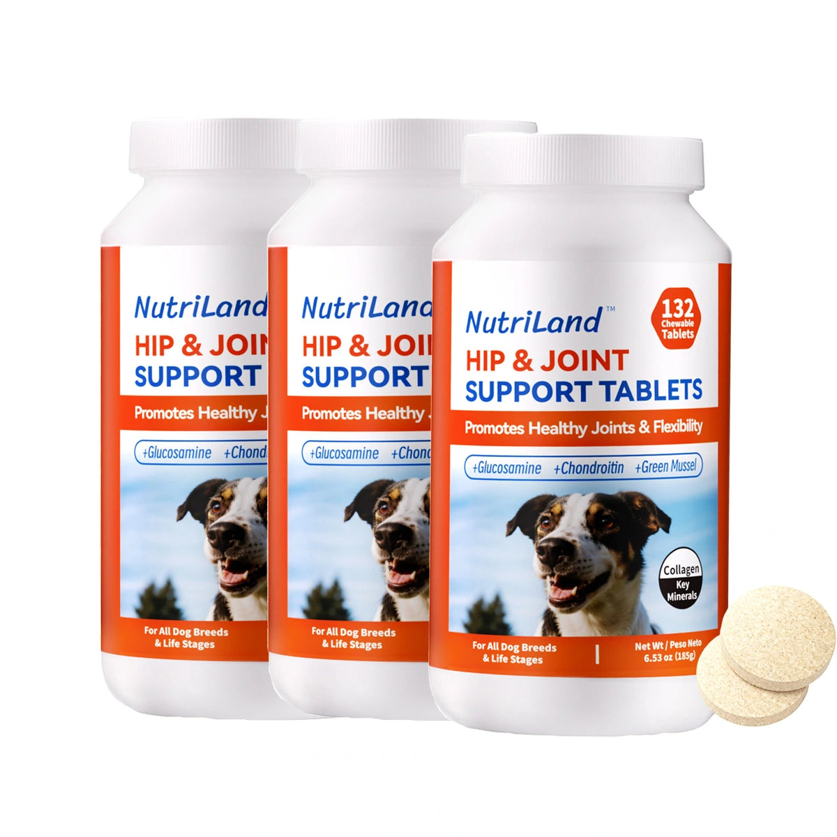 NutriLand glucosamine tablets for dogs product image 3