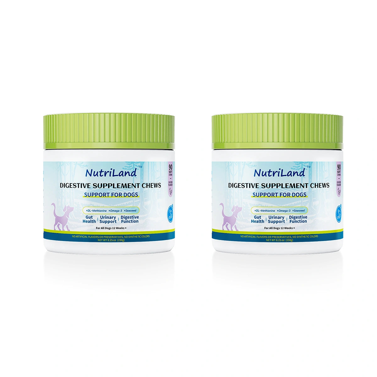 NutriLand dog digestive chews product features