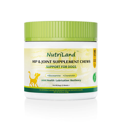 NutriLand dog joint supplement chews product features