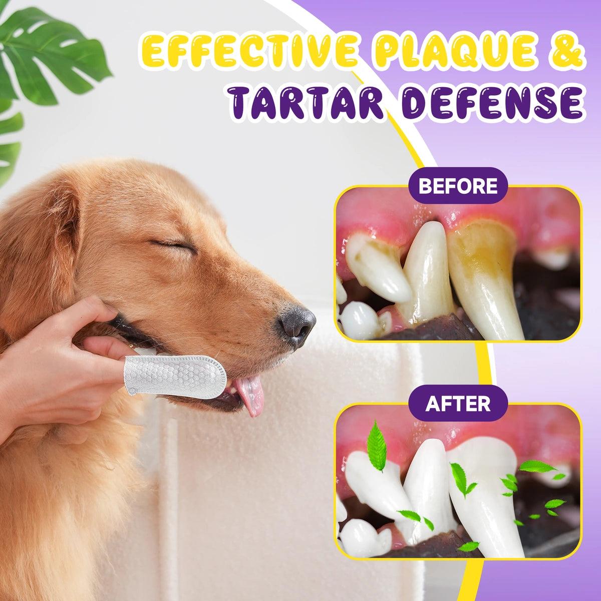 SnugTail pet dental finger wipes product image 5