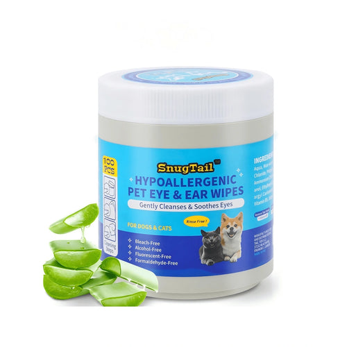 SnugTail pet eye and ear wipes 100 count product image 2