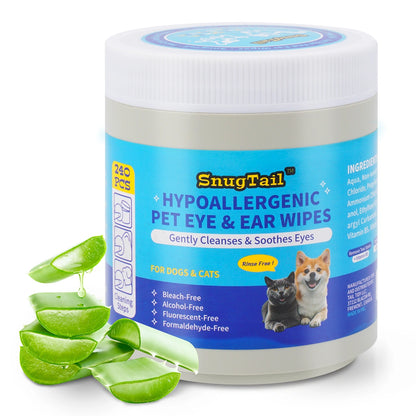SnugTail pet eye and ear wipes 240 count product image 2
