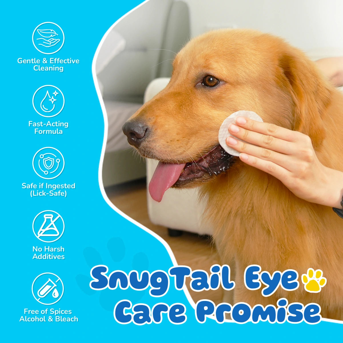 SnugTail pet eye and ear wipes 240 count product image 6