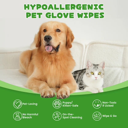 SnugTail pet grooming glove wipes product image 3