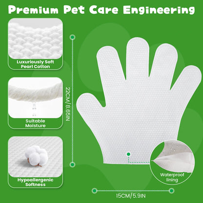 SnugTail pet grooming glove wipes product image 9